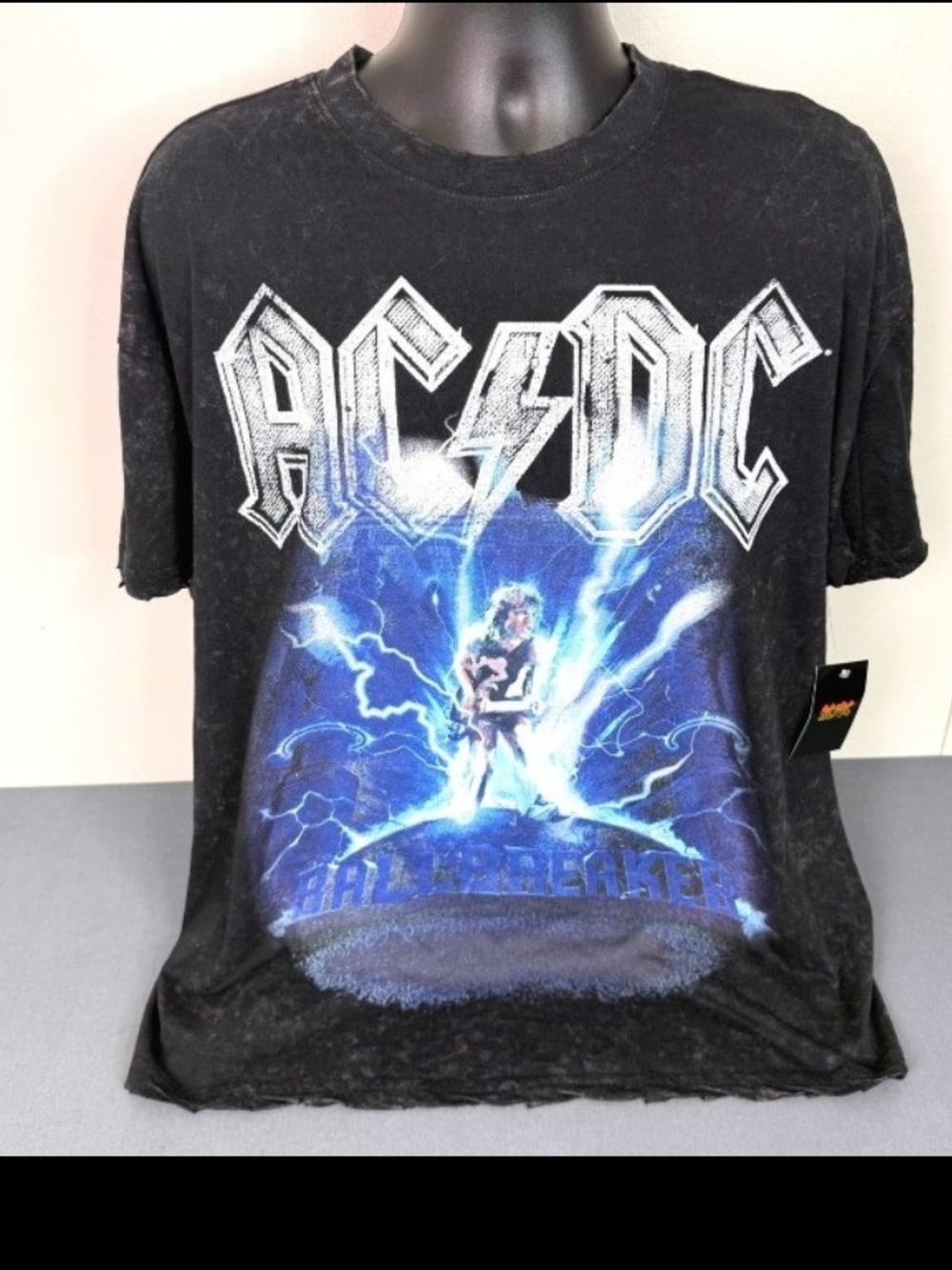 AC/DC Black Lightning Graphic Tee - Men